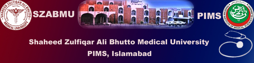 PIMS Medical College SZABMU Islamabad Admission Entry Test 2017 Dates